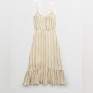 Aerie tiered midi dress